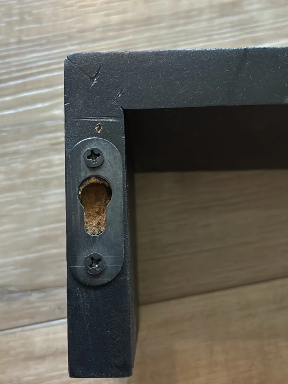 Halloween Decor with Hobby Lobby Black Wood-Grain Hanging or Sitting Shelf